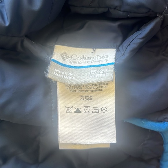 18-24M Fleece Lined Columbia Jacket - Picture 6 of 7